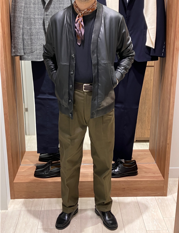 ジェンテセレクション〉『ジャケット以上コート未満』レザージャケット | 紳士服 TOPICS | 大丸東京店公式 SHOP BLOG
