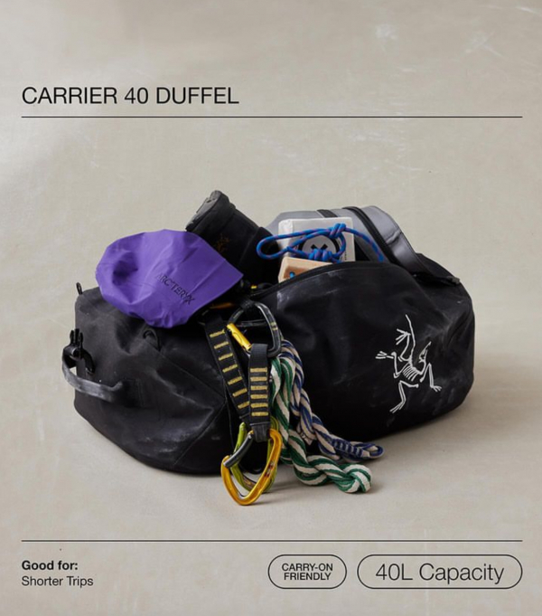 ARC'TERYX】Carrier Duffleのご紹介👏 | 石井スポーツ