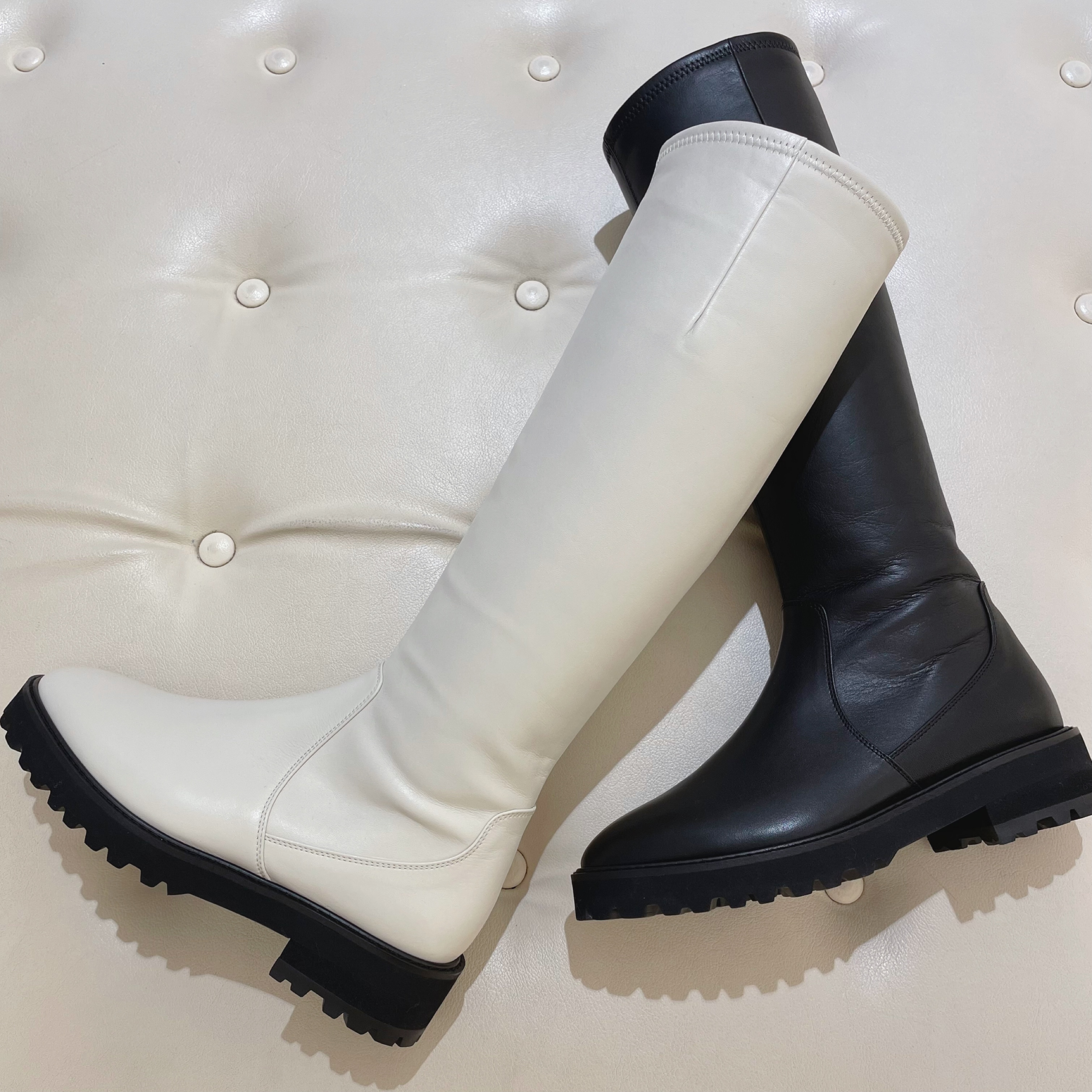 卸し売り購入 ◇晴雨兼用◇タンクソールロングブーツ | 大丸 | 銀座かねまつ 靴
