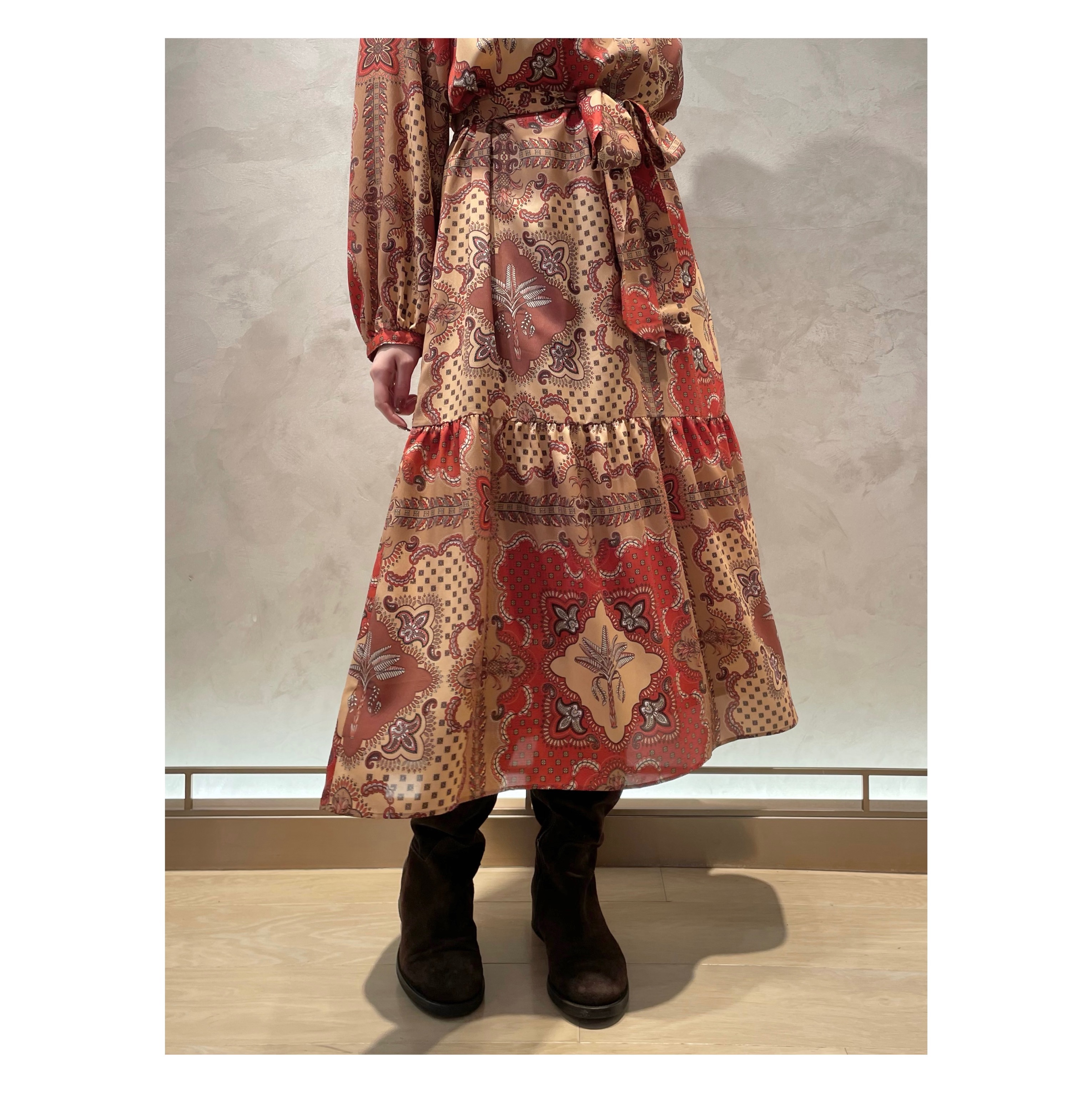 ブランド一覧 | ワールド オンラインストア ペイズリー柄ワンピース BLOG SHOP 大丸東京店公式 | レリアン | ワンピース